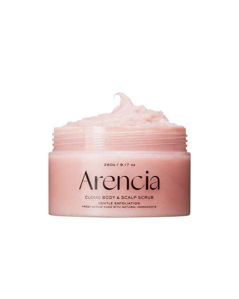 Arencia Fresh Cloud Body & Scalp Scrub Lavender & Pear 260g