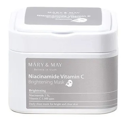 MARY&MAY Niacinanide Vitamin C Brightening Mask 30pc