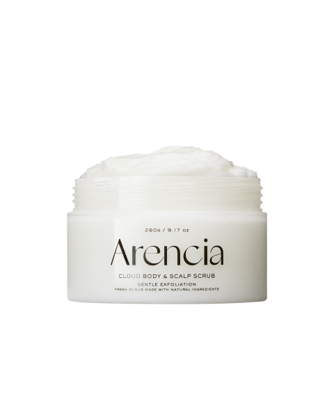 Arencia Fresh Cloud Body & Scalp Scrub White Tea & Neroli 260g