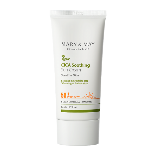 MARY&MAY CICA Soothing Sun Cream SPF50+ PA++++ 50ml