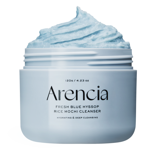 Arencia Fresh Blue Hyssop Rice Mochi Cleanser 120g