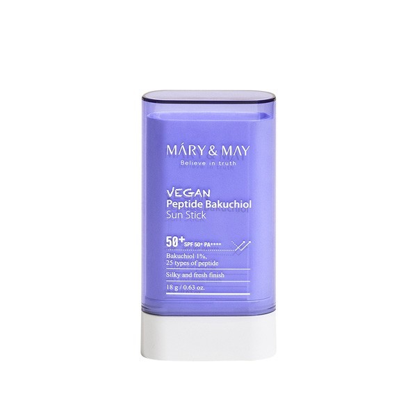 MARY&MAY Vegan Peptide Bakuchiol Sun Stick SPF50+